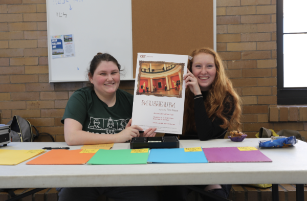 Tickets for CETs production of Museum went on sale on November 8. Students have always enjoyed buying tickets to support their peers who are a part of theater. “I love selling tickets,” Hannah Rubenstein said. “it is nice to see everyone support CET.”